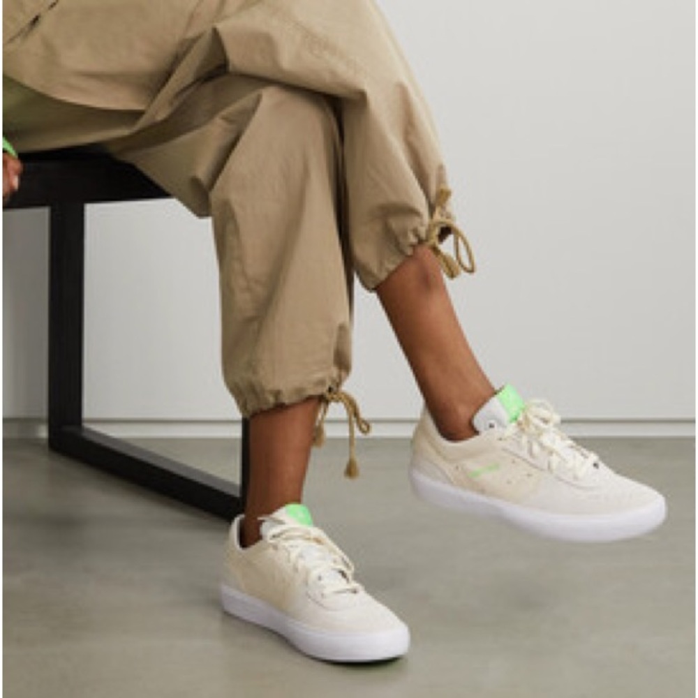 Women’s Jordan Series .05 mesh-trimmed canvas and suede sneakers